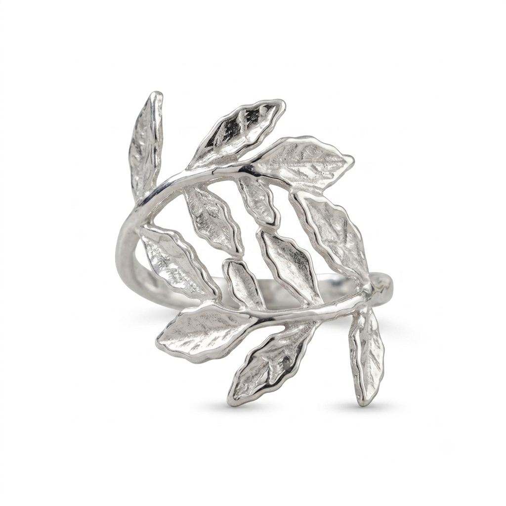 Anillo Ramaje en Plata de Ley 925