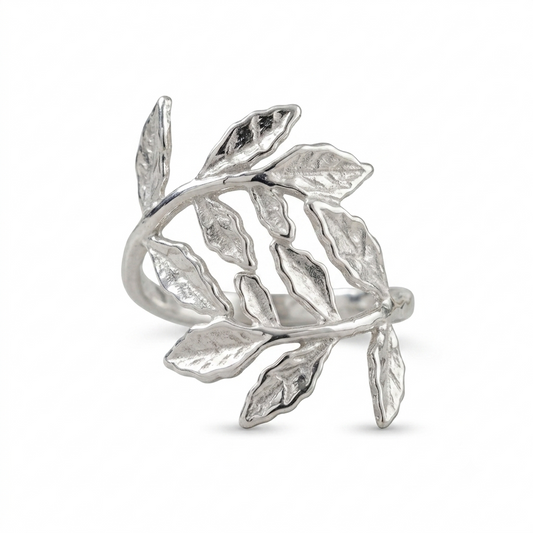 Anillo Ramaje en Plata de Ley 925