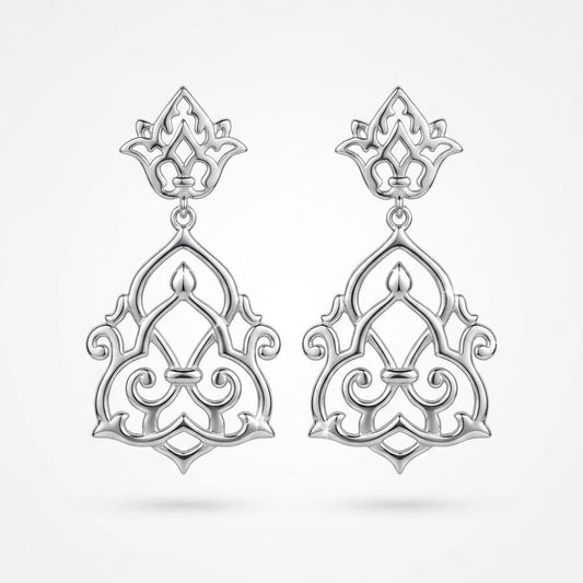 Pendientes de plata Tazhib